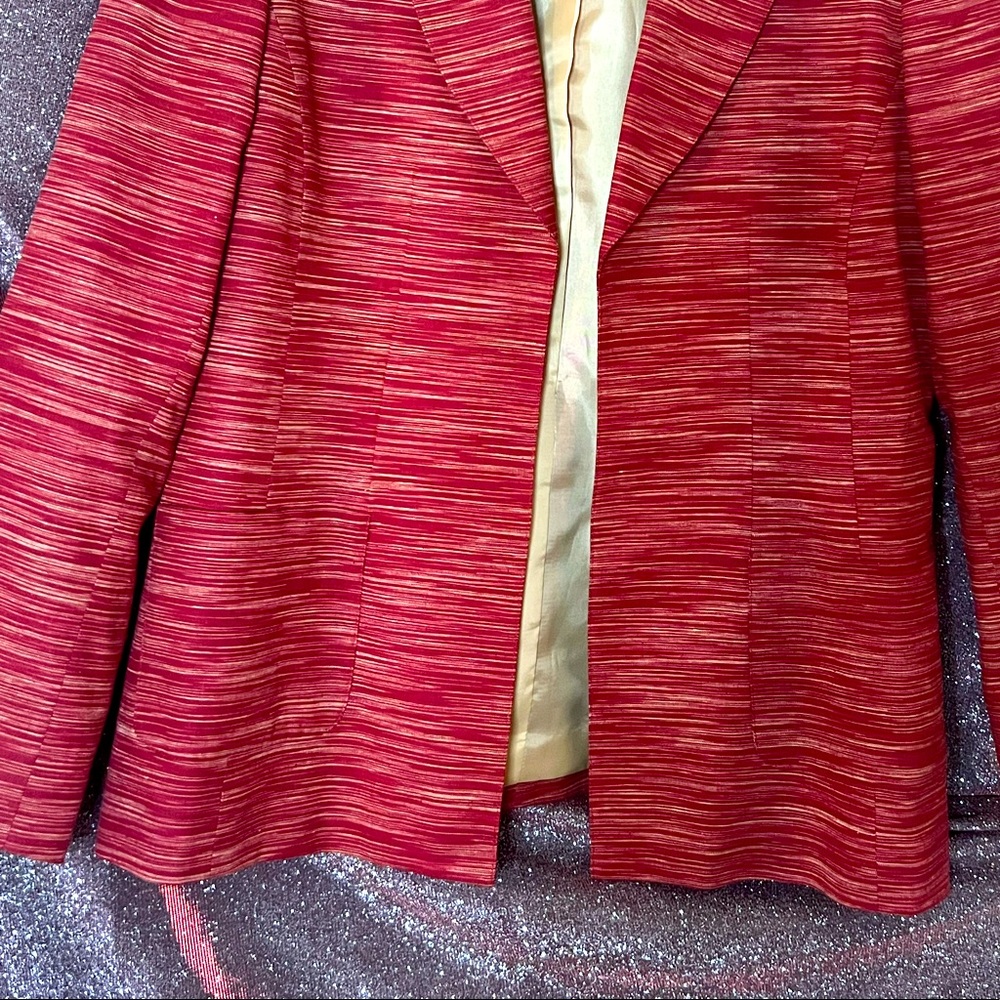 Red and Tan LeSuit Blazer